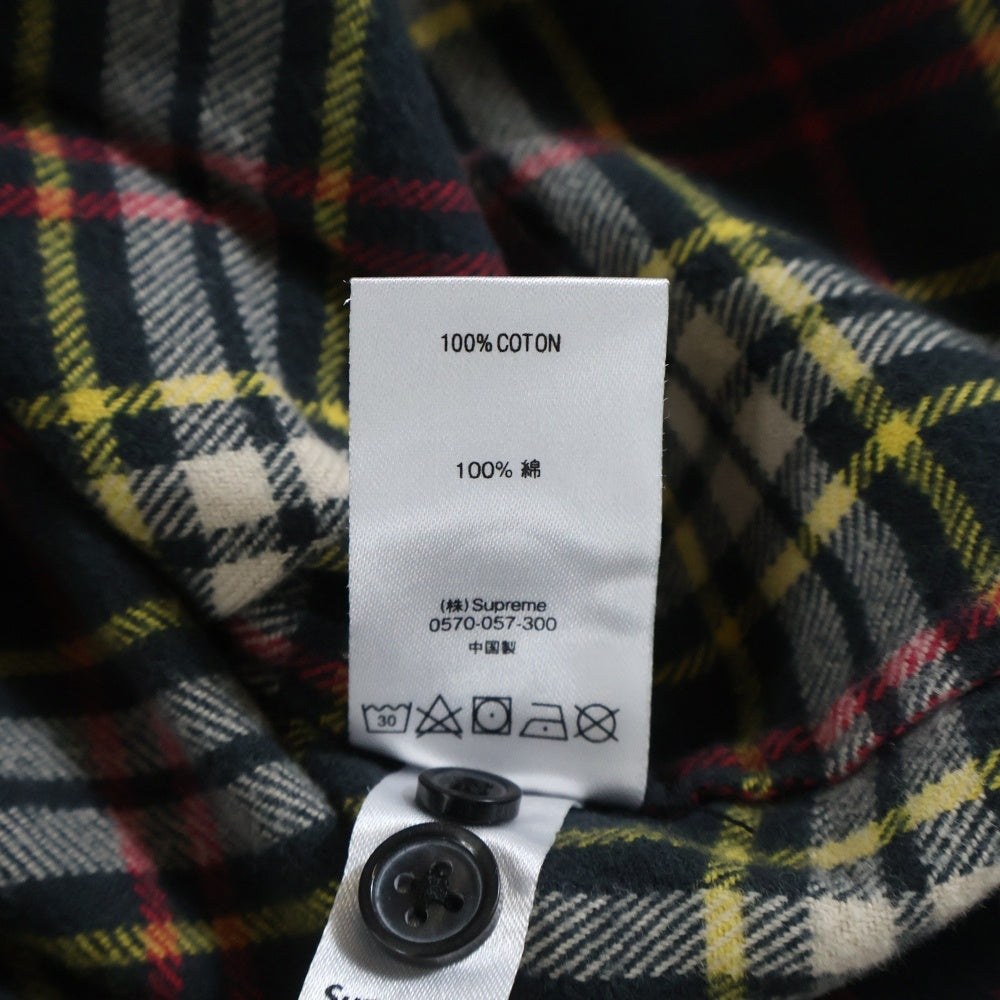 SUPREME(シュプリーム) 20AW Tartan Flannel Shirt Black タータン フランネル チェック 長袖シャツ ブラック/マルチ