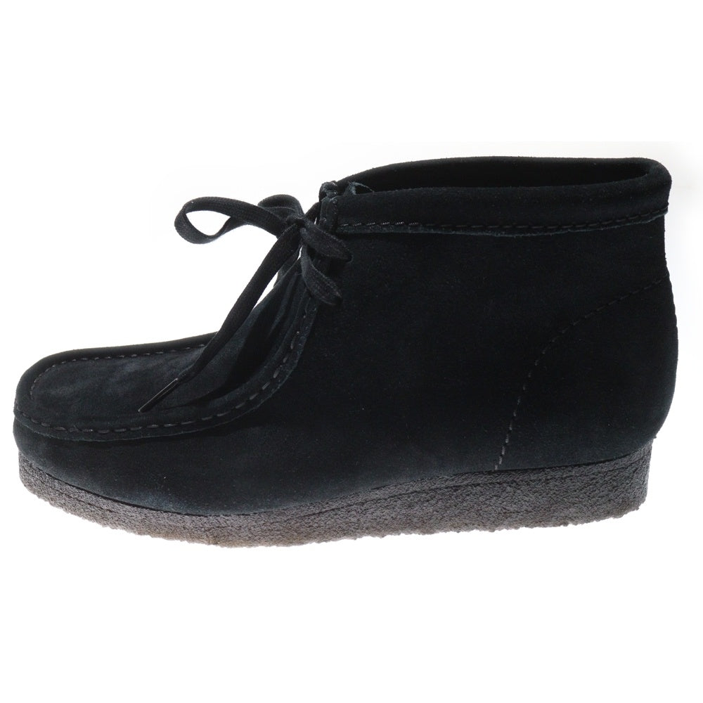 Clarks クラークス WALLABEE BTICTD ワラビー ブラックスエード ミッドカットシューズ チャッカブーツ ブラック US10/28cm 261695047090 Clarks(クラークス) WALLABEE BTICTD ワラビー ブラックスエード