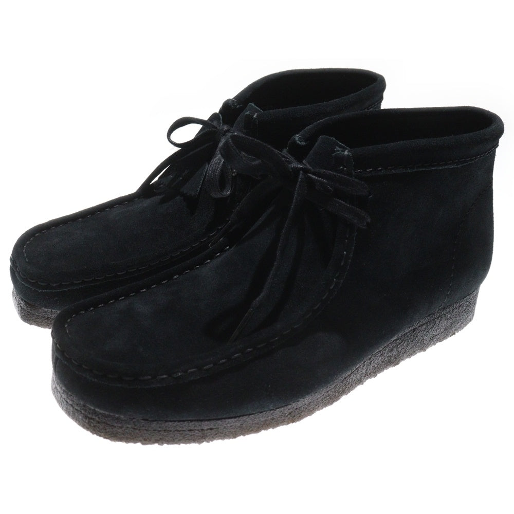 Clarks(クラークス) WALLABEE BTICTD ワラビー ブラックスエード ミッドカットシューズ チャッカブーツ ブラック US9/27cm 261695047090