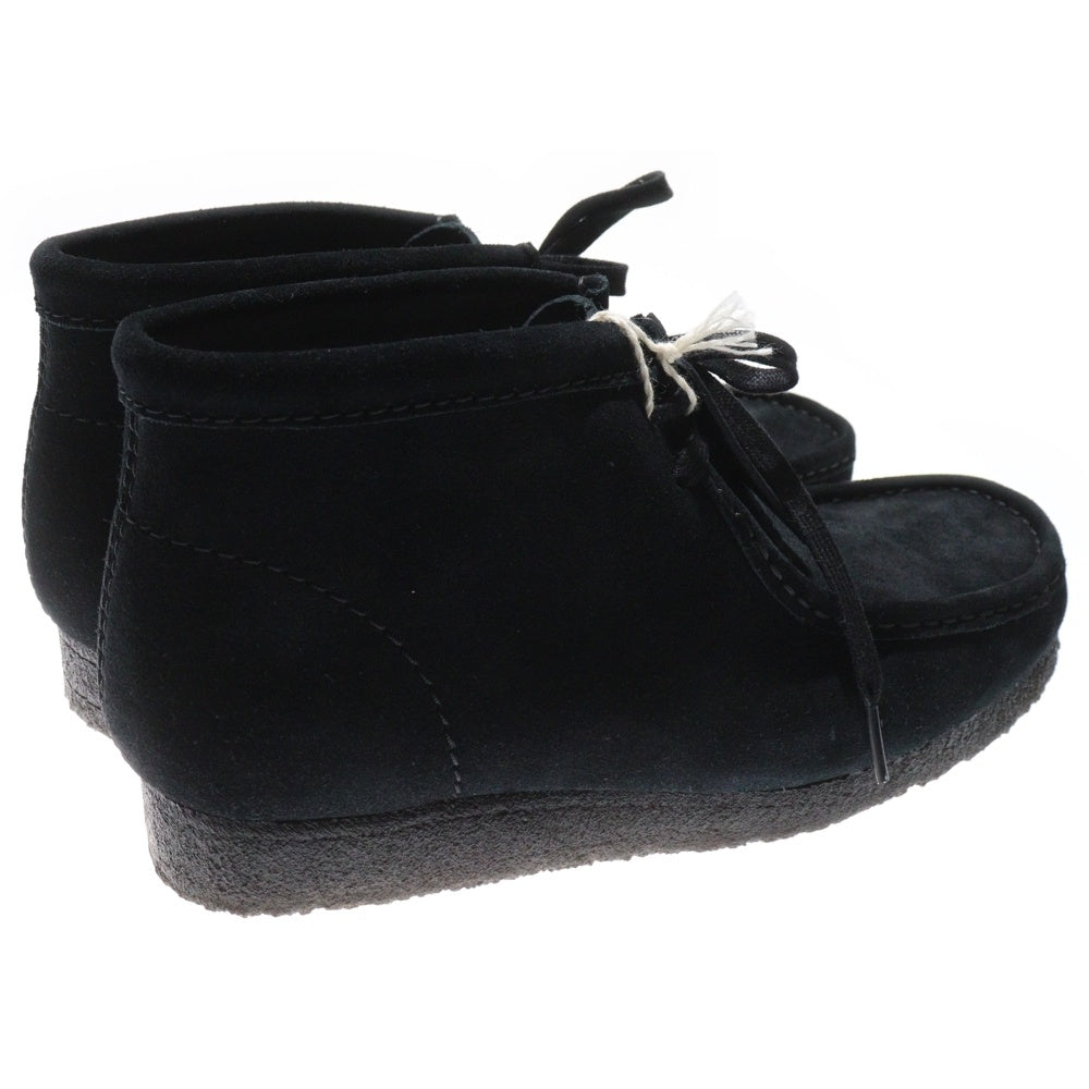 Clarks(クラークス) WALLABEE BTICTD ワラビー ブラックスエード ミッドカットシューズ チャッカブーツ ブラック US9/27cm 261695047090