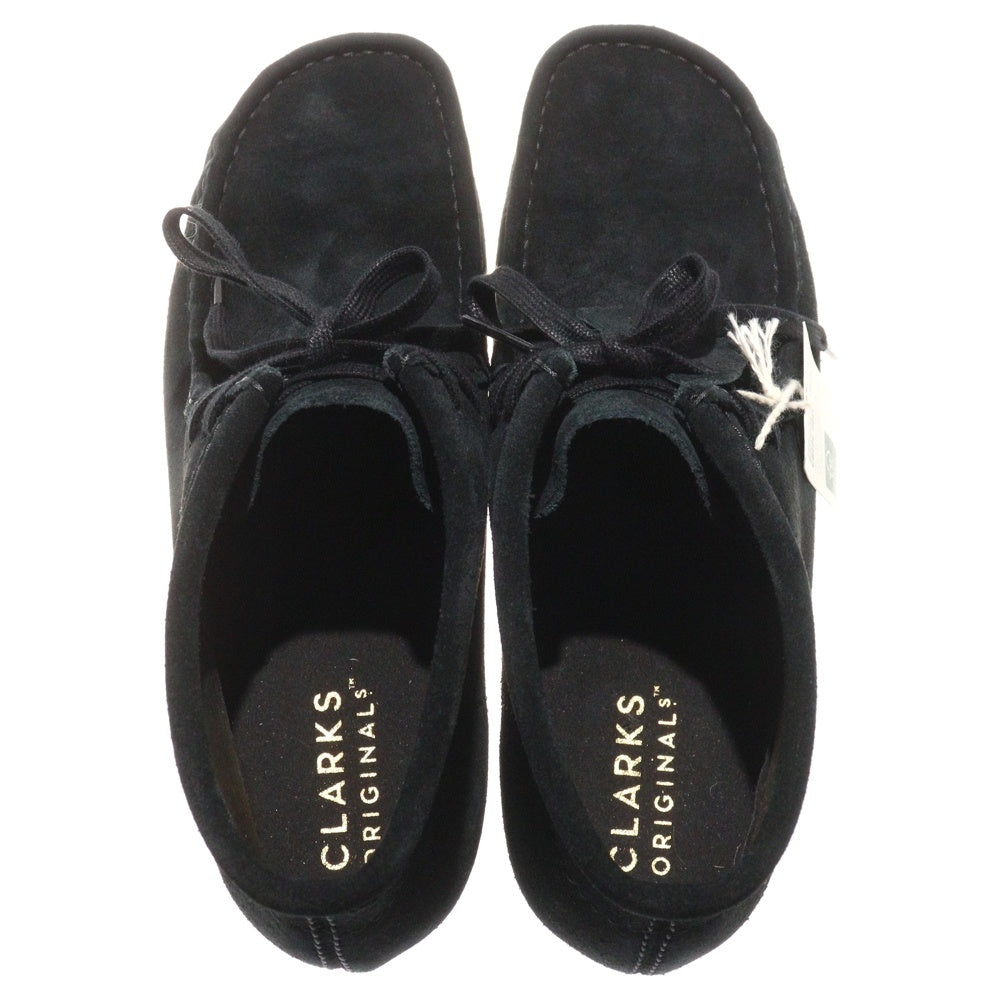 Clarks(クラークス) WALLABEE BTICTD ワラビー ブラックスエード ミッドカットシューズ チャッカブーツ ブラック US9/27cm 261695047090