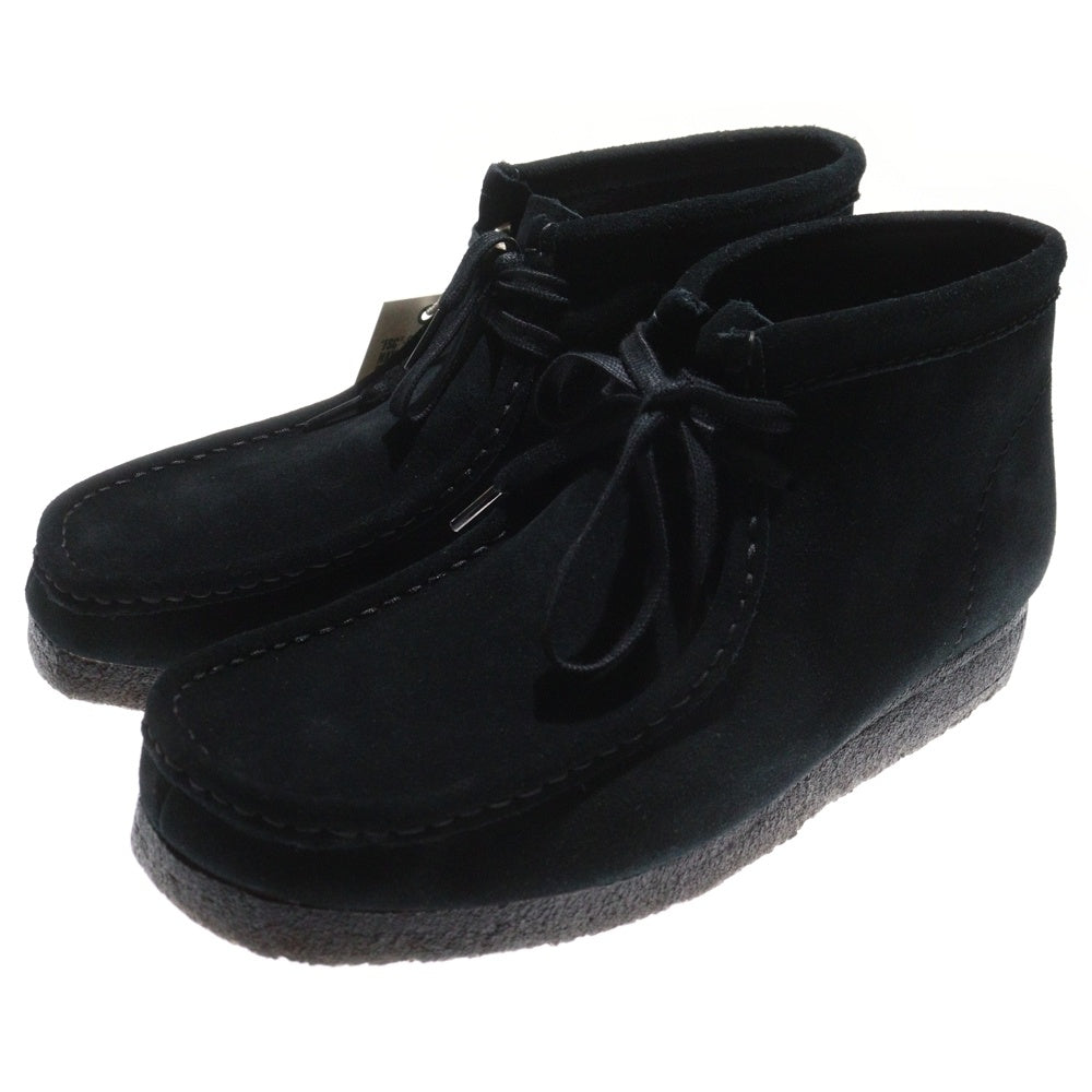 Clarks(クラークス) WALLABEE BTICTD ワラビー ブラックスエード ミッドカットシューズ チャッカブーツ ブラック US10/28cm 261695047090