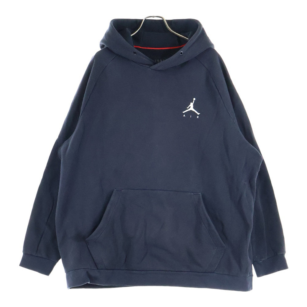 NIKE(ナイキ) M J JUMPMAN FLEECE ロゴプリント フーディー スウェットプルオーバーパーカー ブラック 940108-010