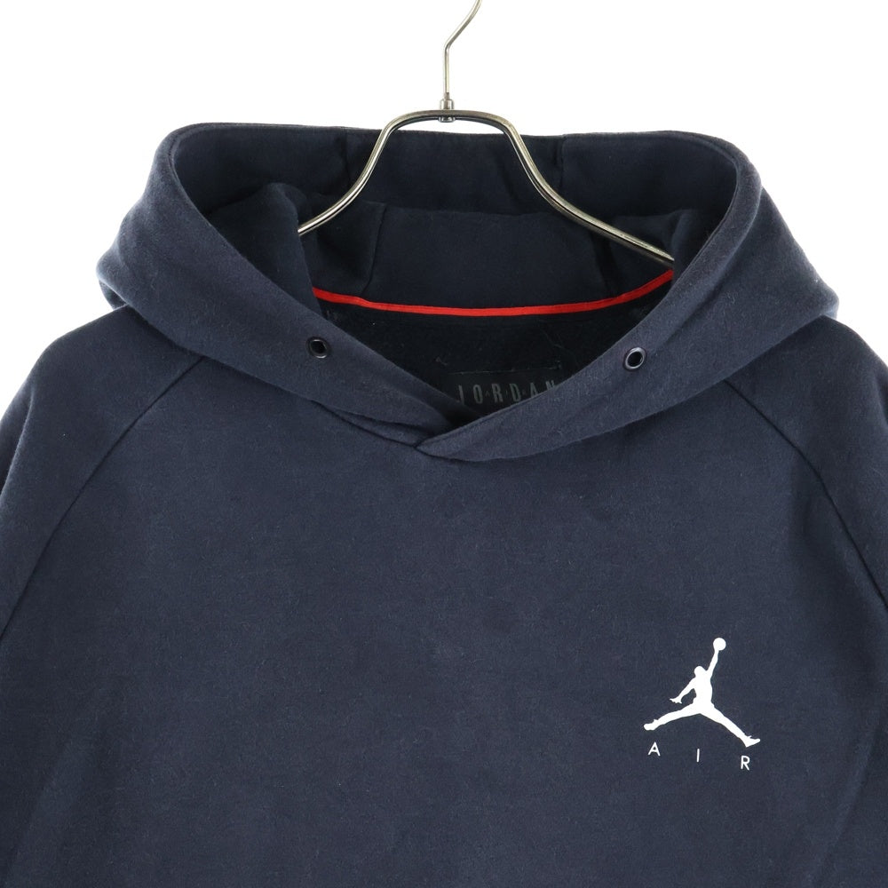 NIKE(ナイキ) M J JUMPMAN FLEECE ロゴプリント フーディー スウェットプルオーバーパーカー ブラック 940108-010