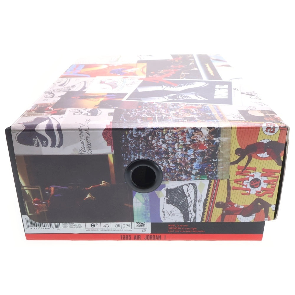 NIKE(ナイキ) ×UNION AIR JORDAN 1 RETRO HIGH OG Chicago ユニオン エアジョーダン1 ハイ ハイカットスニーカー シカゴ レッド/ホワイト US9.5/27.5cm HV8563-600