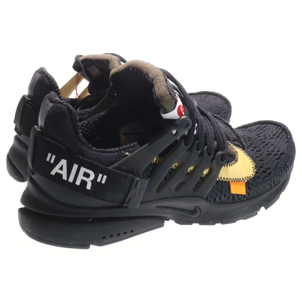 NIKE(ナイキ) ×OFF-WHITE AIR PRESTO オフホワイト エアプレスト ローカットスニーカー ブラック US8/26cm AA3830-002