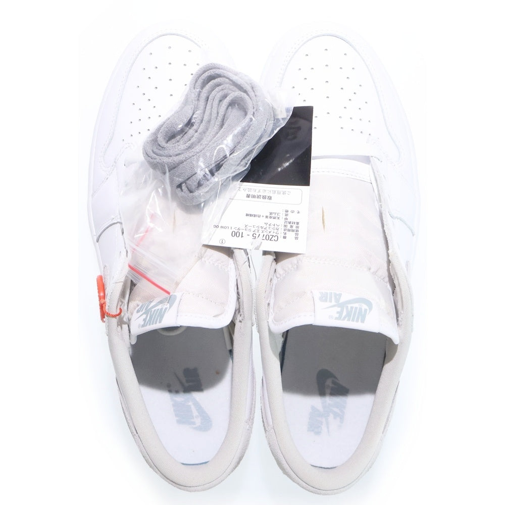 NIKE(ナイキ) WMNS Air Jordan 1 Low OG Neutral Grey エアジョーダン 1 ロー オージー ニュートラルグレー ローカットスニーカー グレー US10.5/27.5cm CZ0775-100