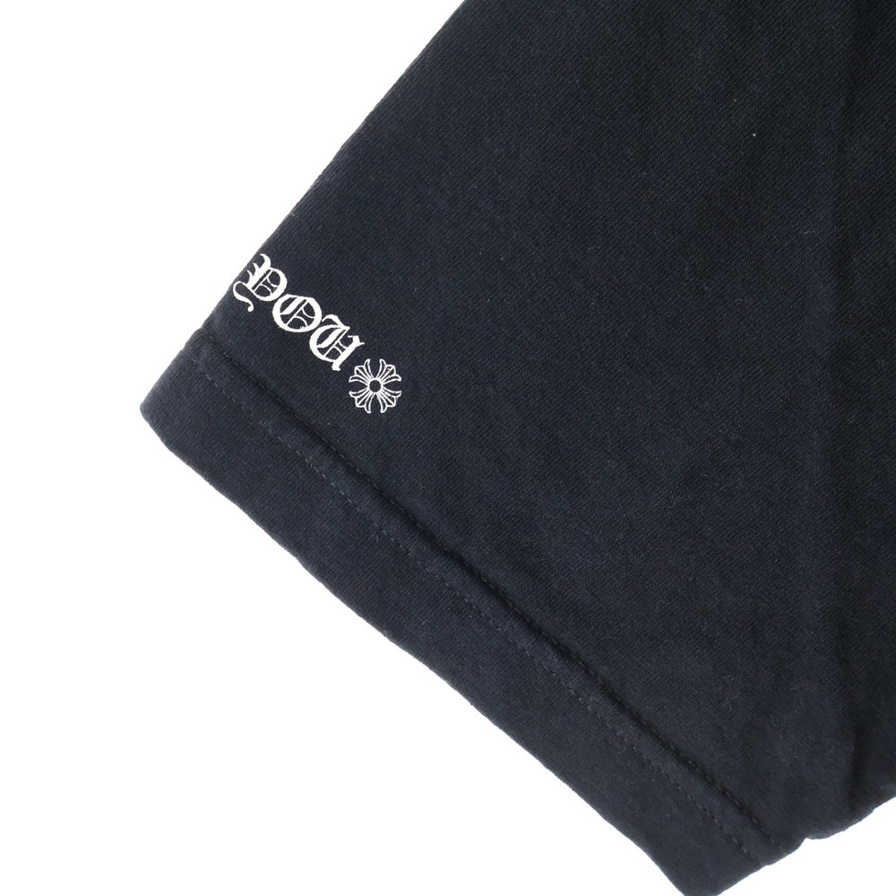CHROME HEARTS(クロムハーツ) BS FLEUR S/S TEE BSフレア プリント クルーネック 半袖ポケットTシャツ カットソー ブラック