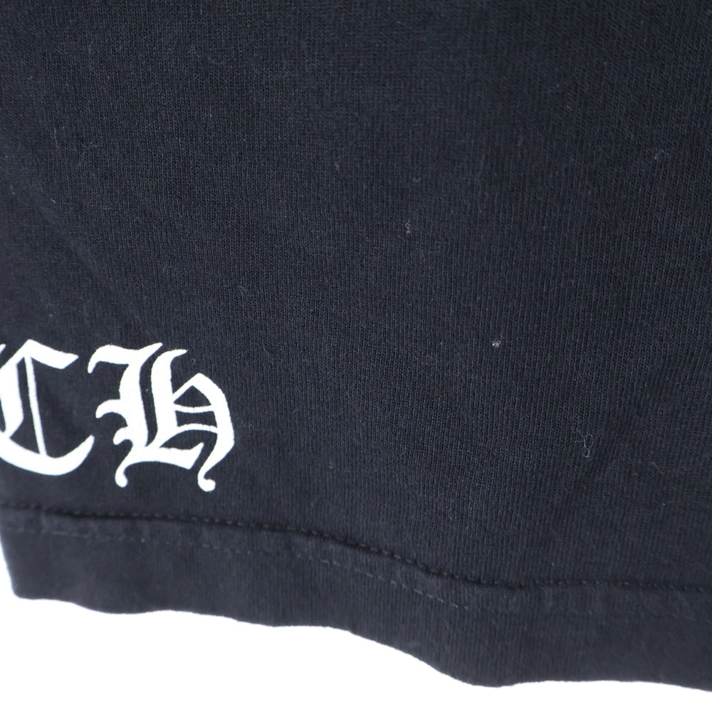 CHROME HEARTS(クロムハーツ) BS FLEUR S/S TEE BSフレア プリント クルーネック 半袖ポケットTシャツ カットソー ブラック