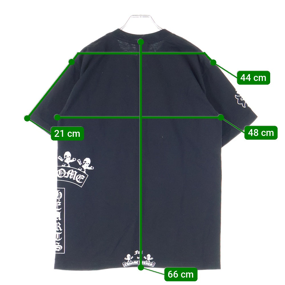 CHROME HEARTS(クロムハーツ) OLD FOTI HARRIS TEETER S/S TEE オールド フォティ ハリスティーター Tバー プリント クルーネック 半袖ポケットTシャツ カットソー ブラック