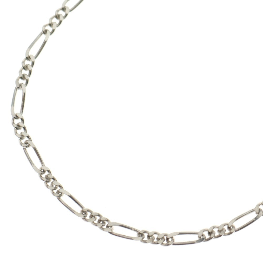 WACKO MARIA(ワコマリア) 23AW ×CAREERING GUILTY PARTIES 45 キャリアリング フィガロチェーン ネックレス シルバー WM-CR-NL02