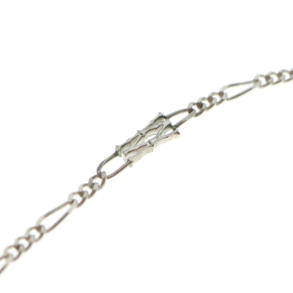 WACKO MARIA(ワコマリア) 23AW ×CAREERING GUILTY PARTIES 45 キャリアリング フィガロチェーン ネックレス シルバー WM-CR-NL02