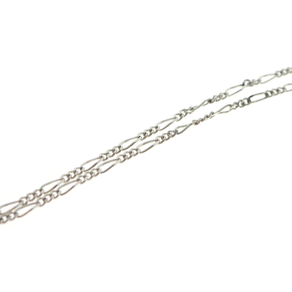 WACKO MARIA(ワコマリア) 23AW ×CAREERING GUILTY PARTIES 45 キャリアリング フィガロチェーン ネックレス シルバー WM-CR-NL02