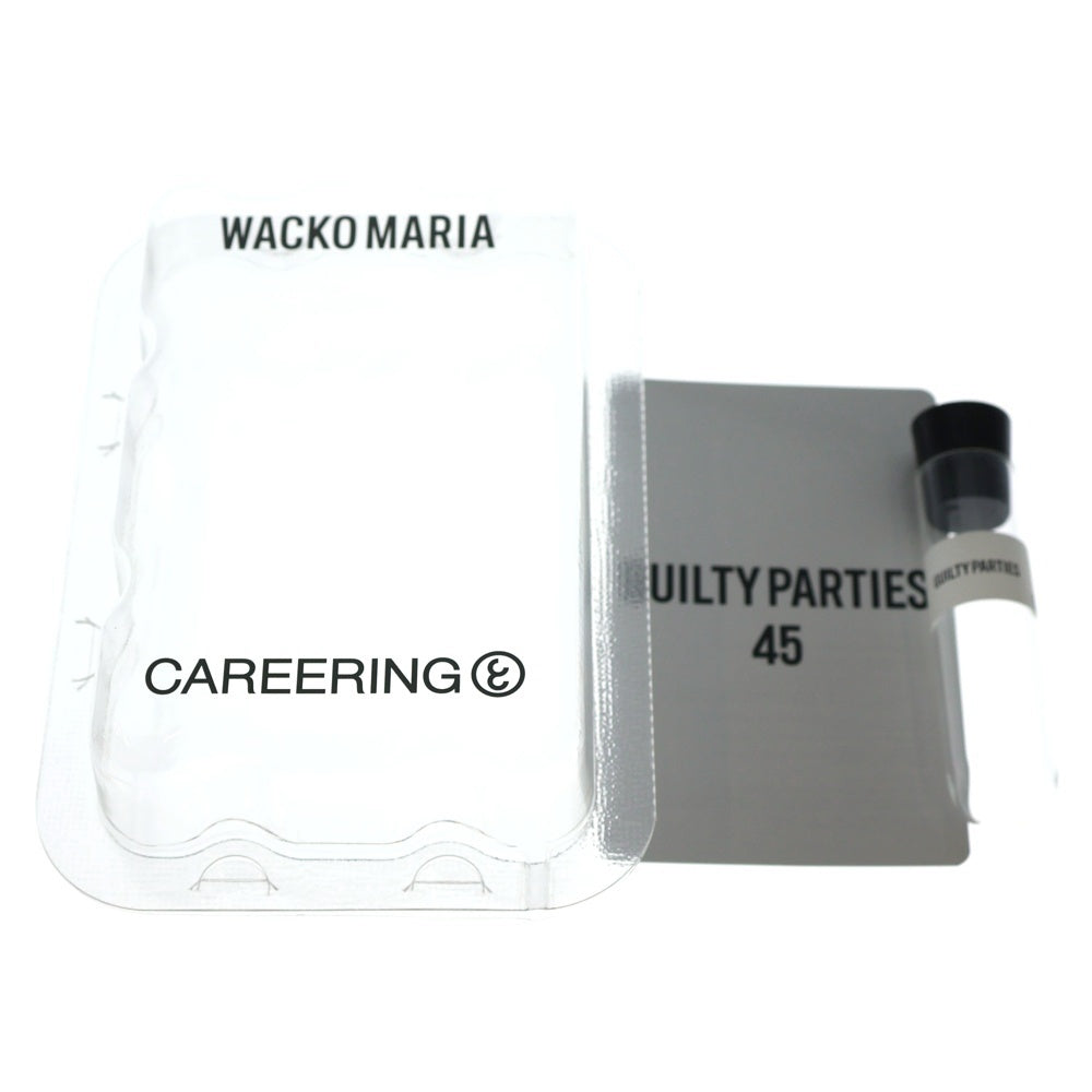 WACKO MARIA(ワコマリア) 23AW ×CAREERING GUILTY PARTIES 45 キャリアリング フィガロチェーン ネックレス シルバー WM-CR-NL02