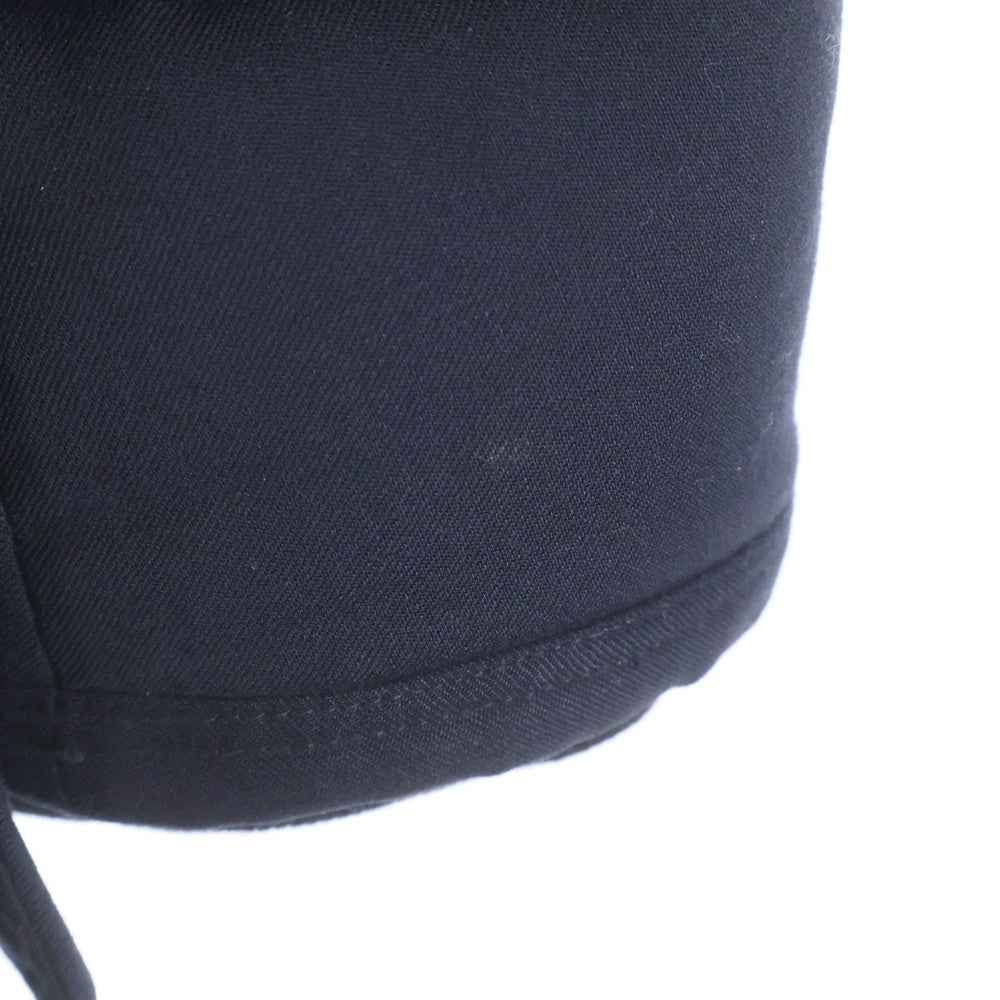 MONCLER(モンクレール) 15AW RETHEL GIUBBOTTO リセル ファー付き ウール ダウンジャケット フーディ ネイビー A20914190920 54272