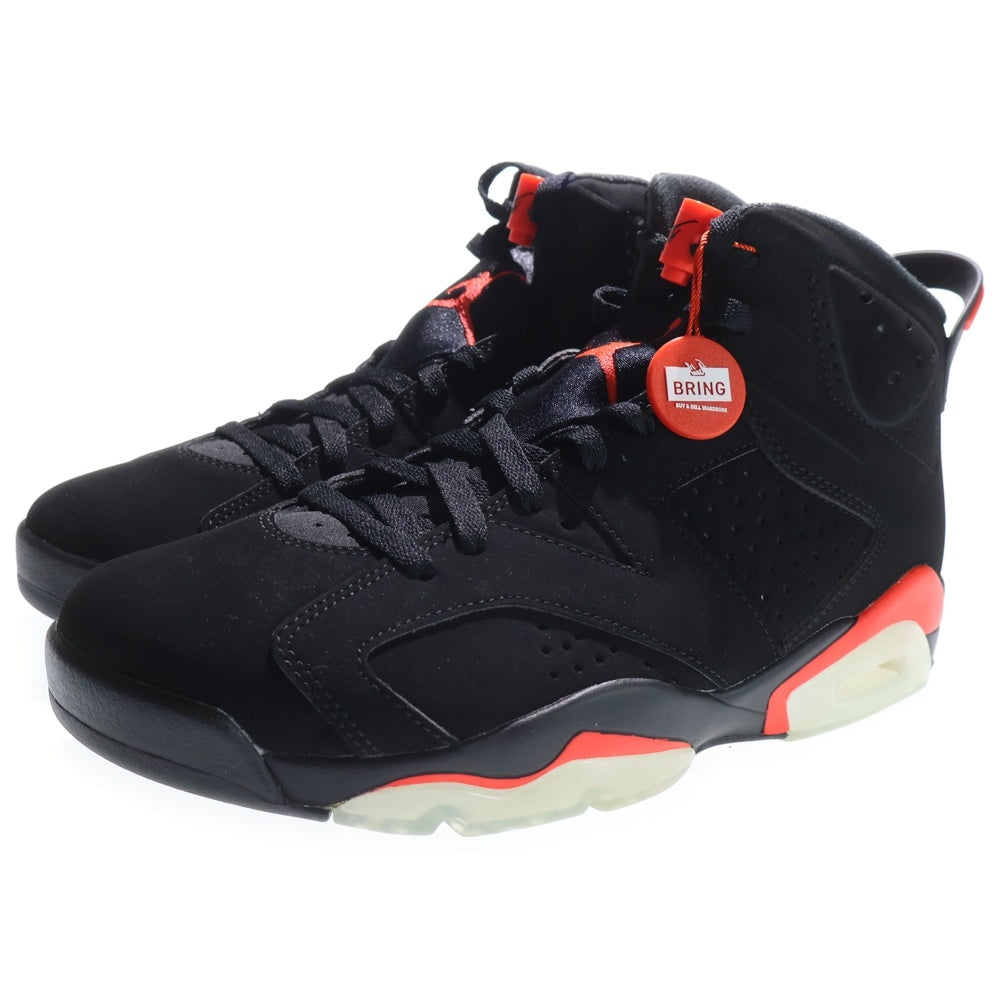 NIKE(ナイキ) AIR JORDAN 6 RETRO OG BLACK INFRARED エアジョーダン6 ハイカットスニーカー ブラック/インフラレッド US10/28cm 384664-060