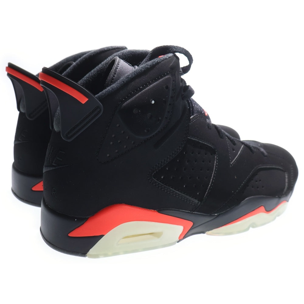 NIKE(ナイキ) AIR JORDAN 6 RETRO OG BLACK INFRARED エアジョーダン6 ハイカットスニーカー ブラック/インフラレッド US10/28cm 384664-060