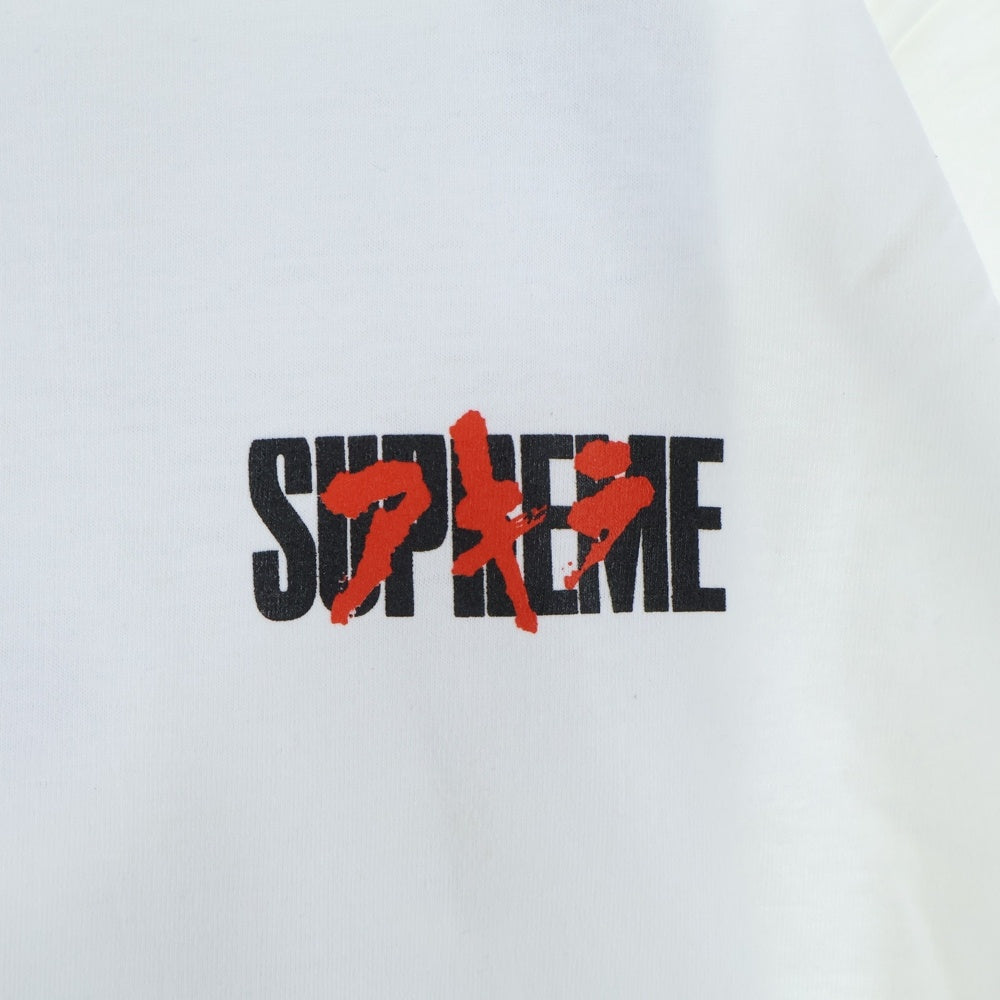 SUPREME(シュプリーム) 17AW × AKIRA Neo-Tokyo L/S Tee アキラ ネオ東京 クルーネック ロングスリーブ 長袖Tシャツ カットソー ホワイト
