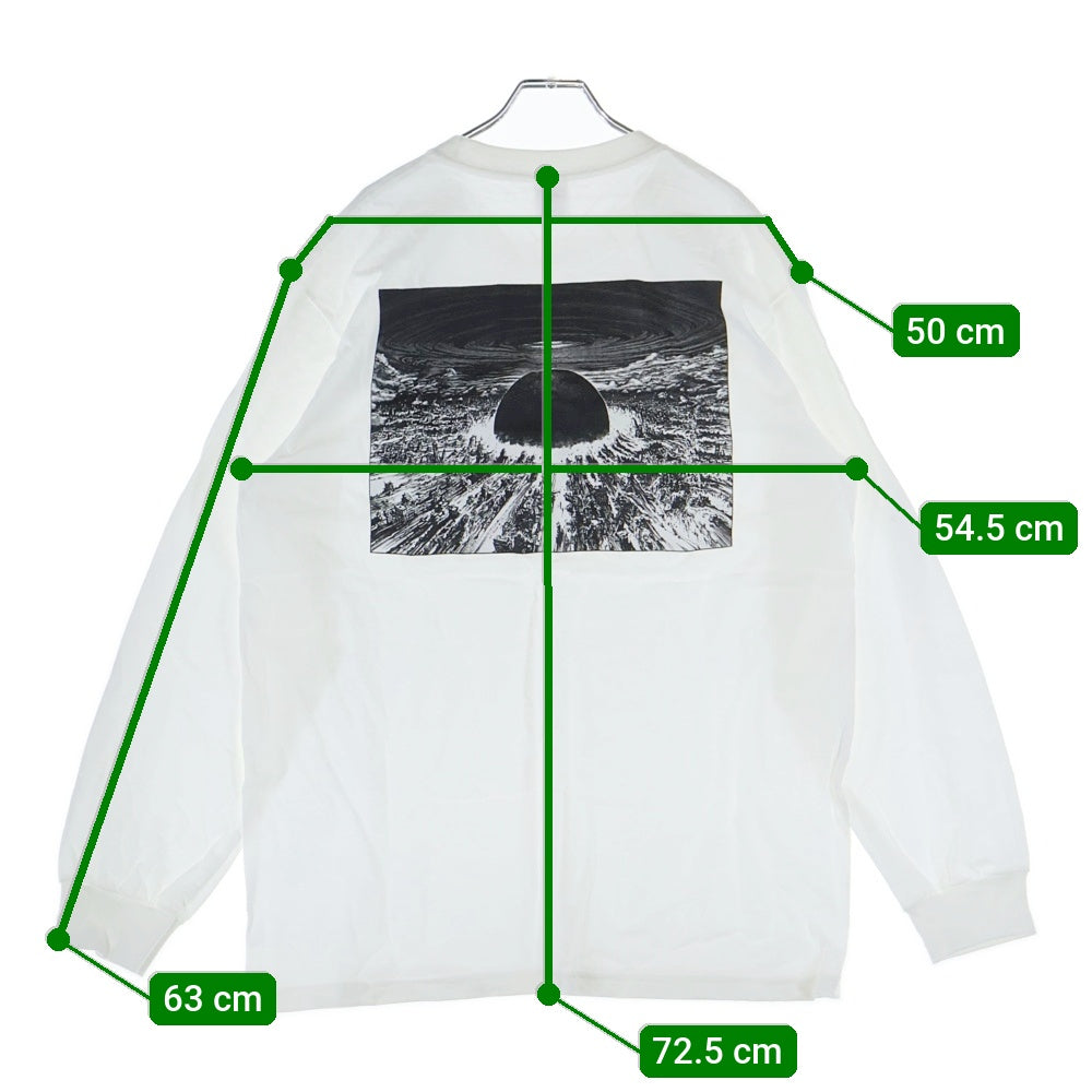 SUPREME(シュプリーム) 17AW × AKIRA Neo-Tokyo L/S Tee アキラ ネオ東京 クルーネック ロングスリーブ 長袖Tシャツ カットソー ホワイト