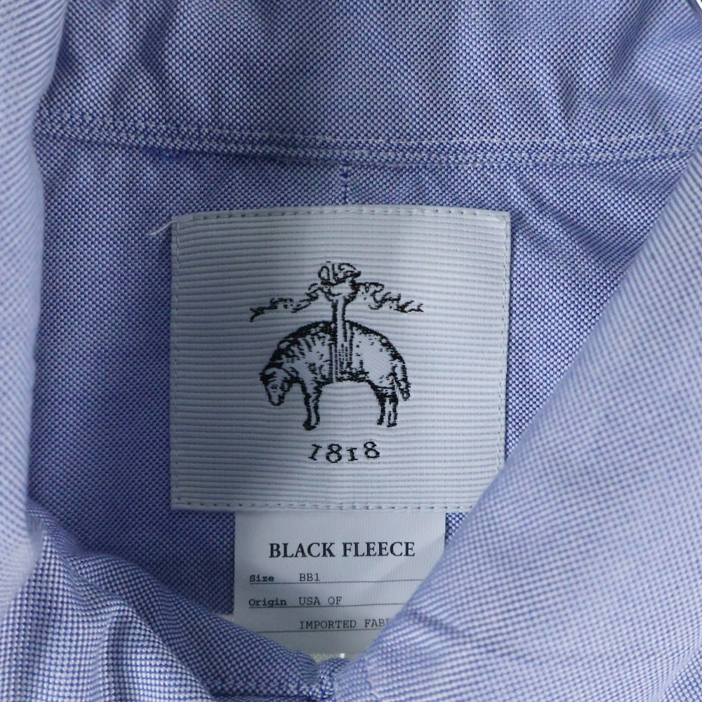 BLACK FLEECE BY BROOKS BROTHERS(ブラック フリース バイ ブルックス ブラザーズ) パネルランダム ストライプ ボタンダウン 長袖シャツ ブルー/ホワイト