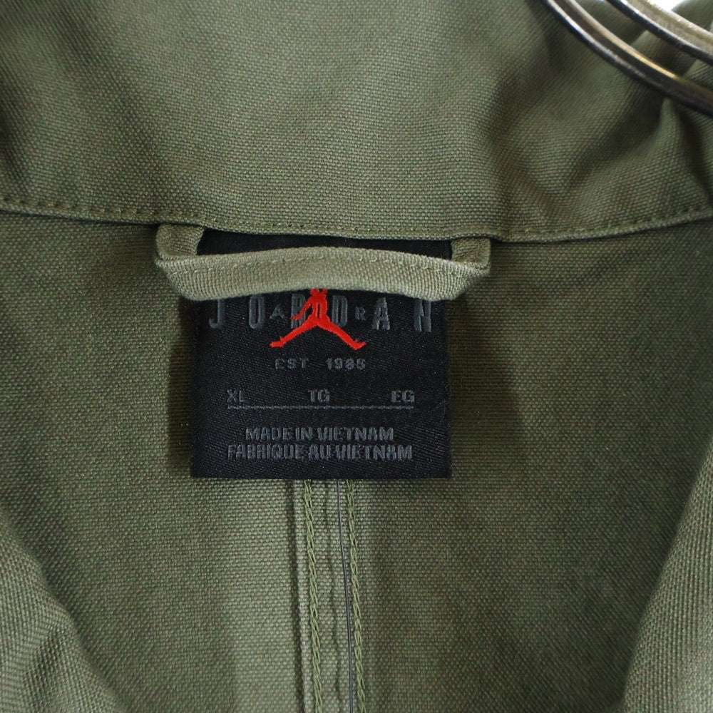 NIKE(ナイキ) Jordan Tatum Chicago Jacket Olive ジョーダン テイタム ロゴ刺繍 ジャケット カーキ HM3880-222