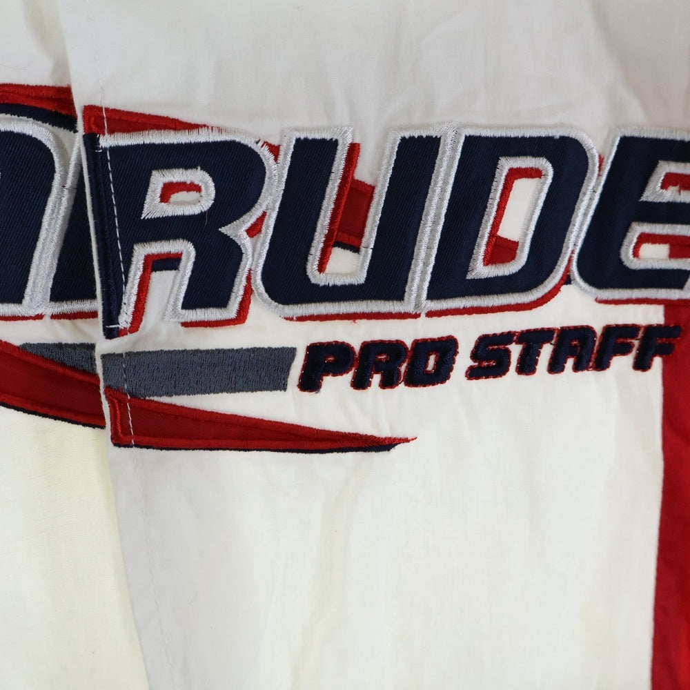 EVINRUDE(エヴィンルード) ロゴ刺繍 半袖シャツ カットソー ホワイト