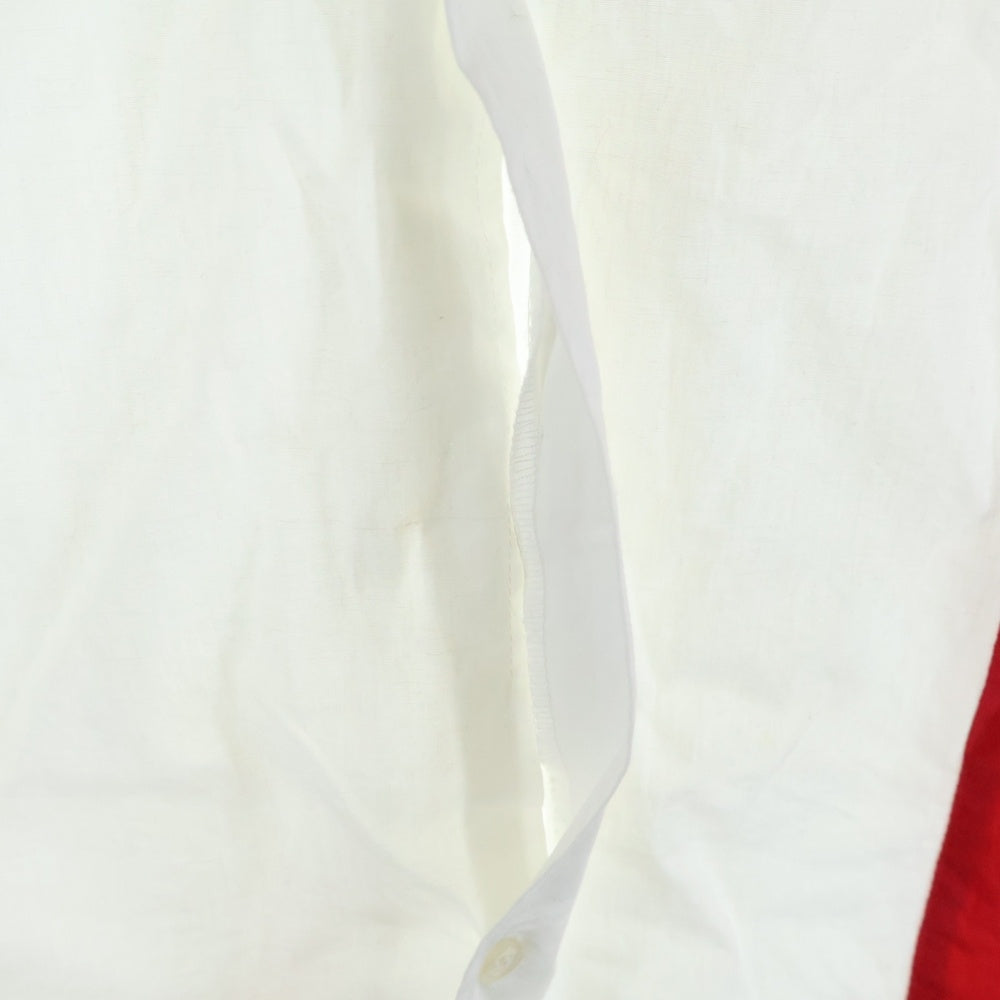 EVINRUDE(エヴィンルード) ロゴ刺繍 半袖シャツ カットソー ホワイト