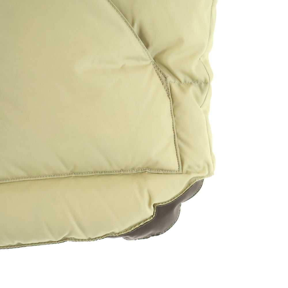 ROCKY MOUNTAIN(ロッキーマウンテン) Christy Vest クリスティー 襟ボア レザー切り替え ダウンベスト ベージュ 450-472-12