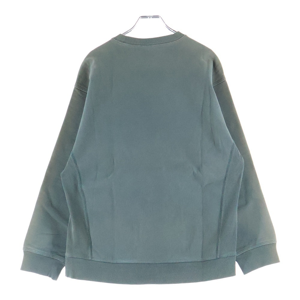 CARHARTT(カーハート) アメリカンスクリプト 刺繍ロゴ クルーネック スウェットトレーナー グリーン