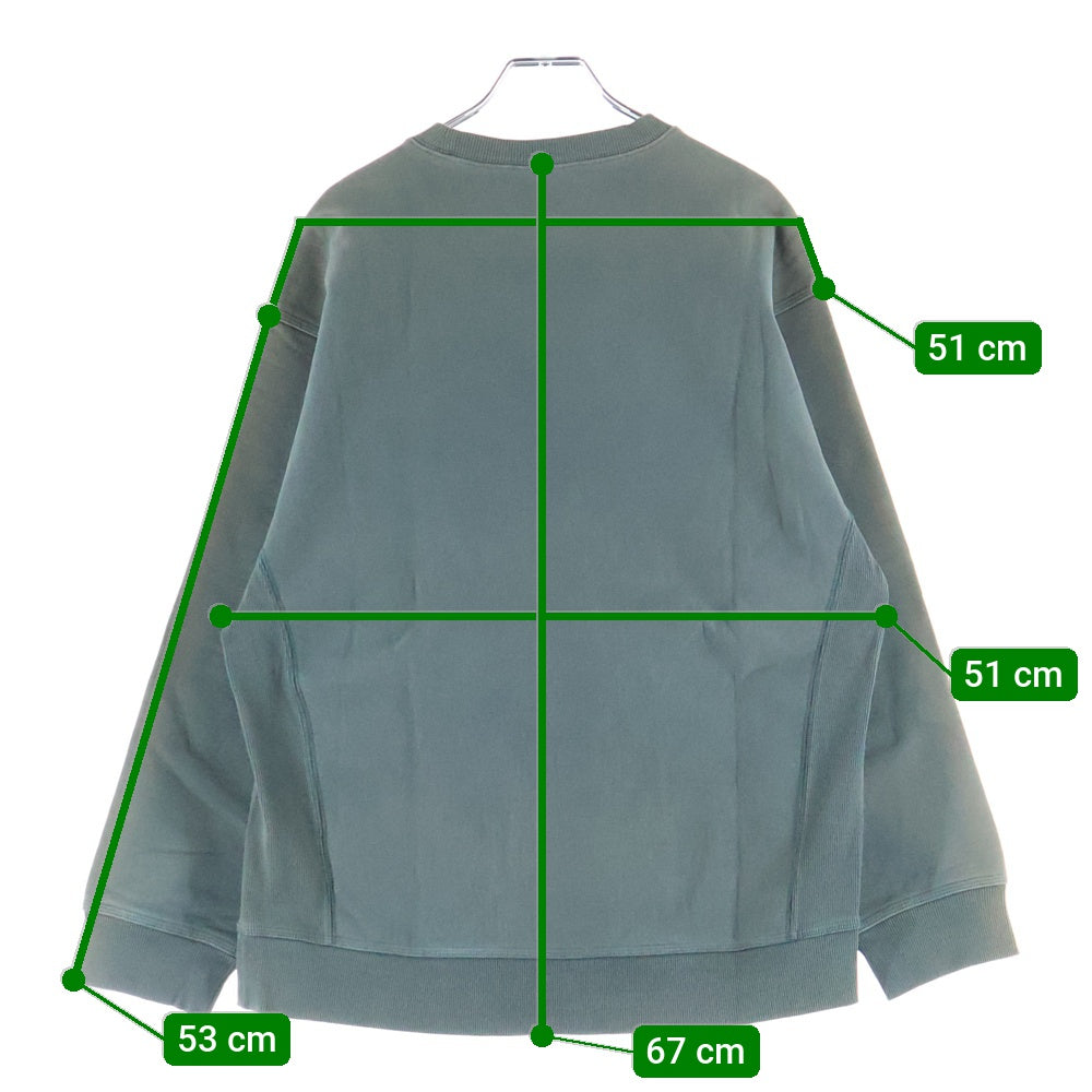 CARHARTT(カーハート) アメリカンスクリプト 刺繍ロゴ クルーネック スウェットトレーナー グリーン