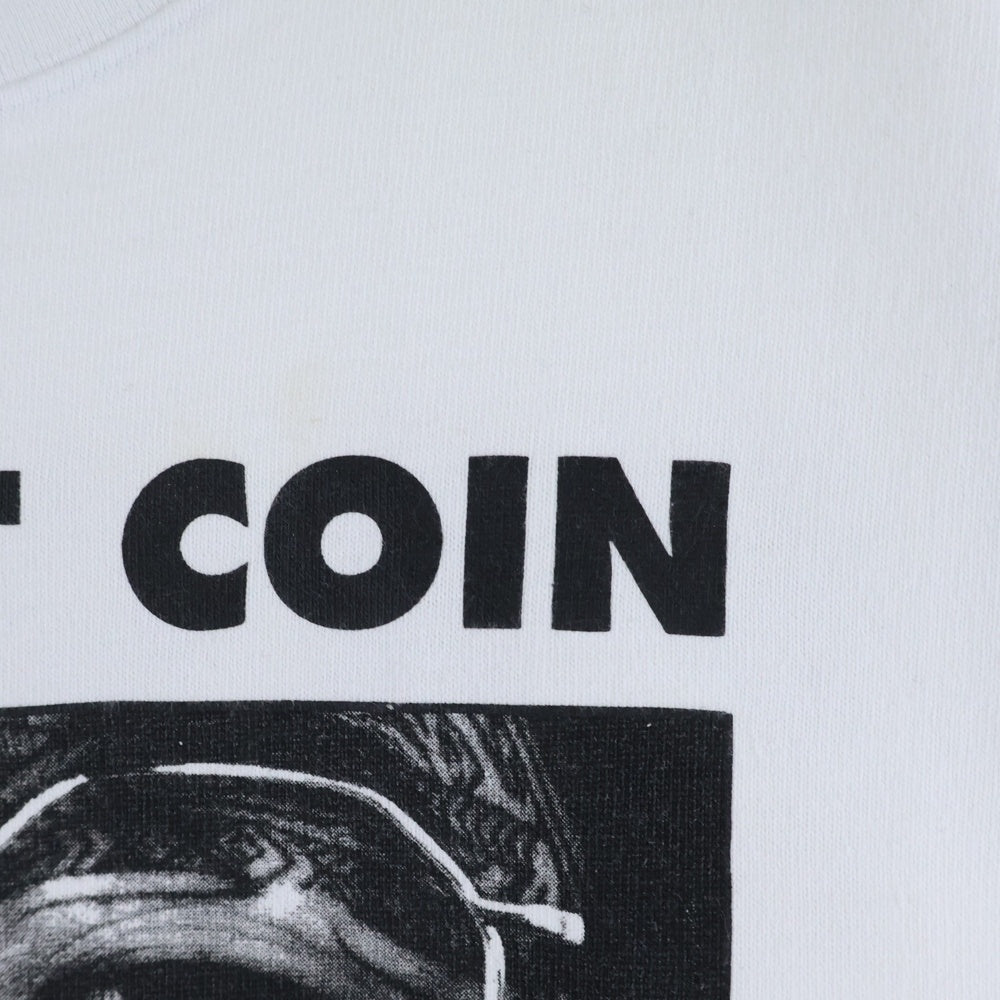 NISHIMOTO IS THE MOUTH(ニシモトイズザマウス) Prophet Coin プロフェット コイン フロントバックプリント半袖Tシャツカットソーホワイト
