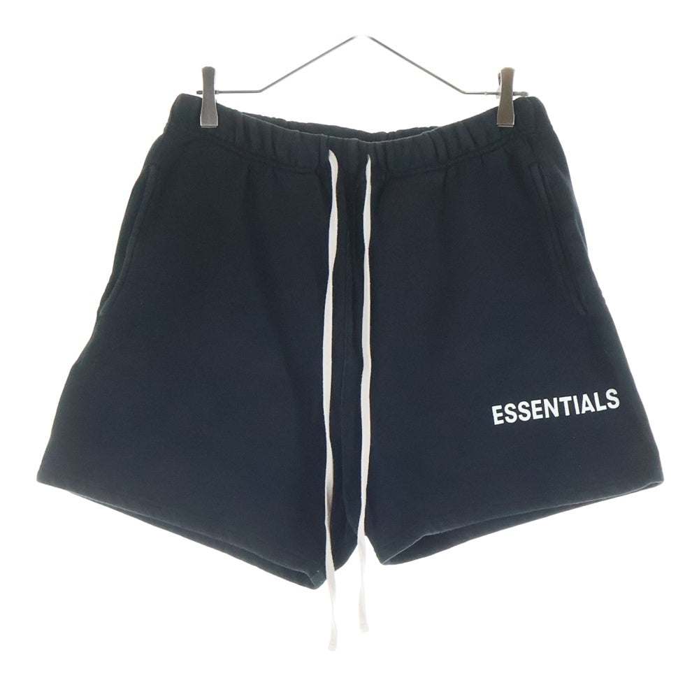 FEAR OF GOD ESSENTIALS(フィアオブゴッド エッセンシャルズ) ロゴプリント スウェット ショートパンツ ブラック