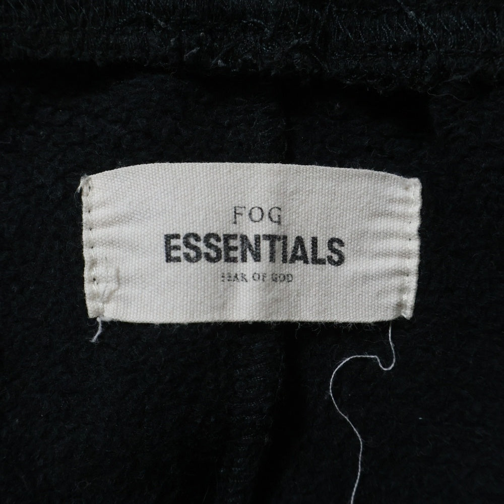 FEAR OF GOD ESSENTIALS(フィアオブゴッド エッセンシャルズ) ロゴプリント スウェット ショートパンツ ブラック