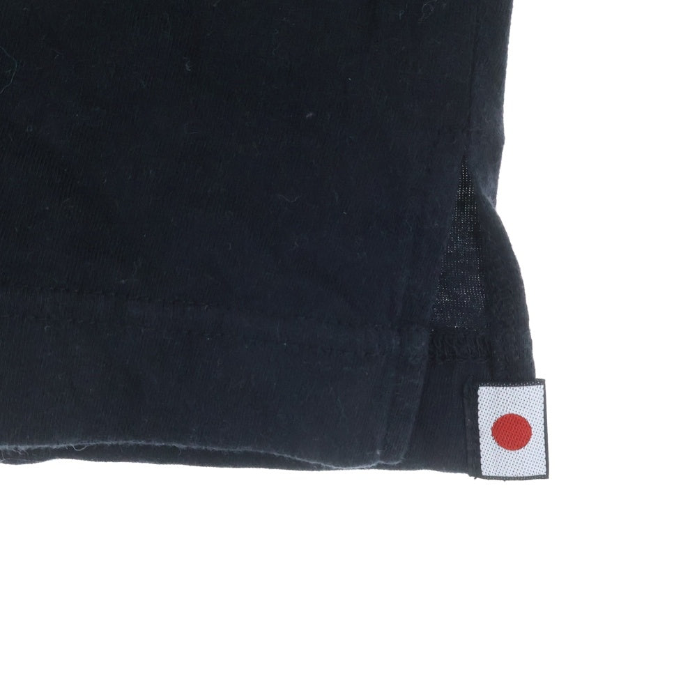 VINTAGE(ヴィンテージ) SENSE別注 ラメ加工 ロゴプリント クルーネック 半袖Tシャツ カットソー ブラック SMD2-TS0223
