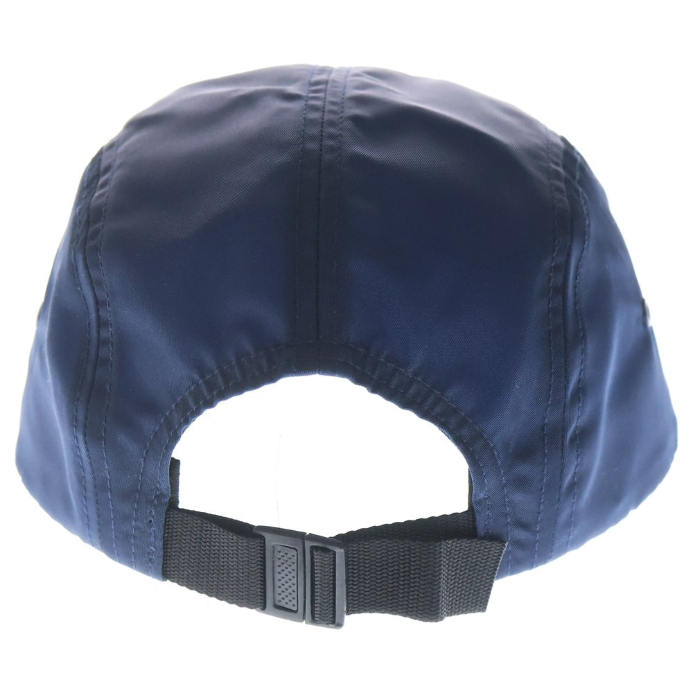 SUPREME(シュプリーム) 18AW Patent Leather Patch Camp Cap ボックスロゴ パテント レザーパッチ キャンプキャップ ネイビー