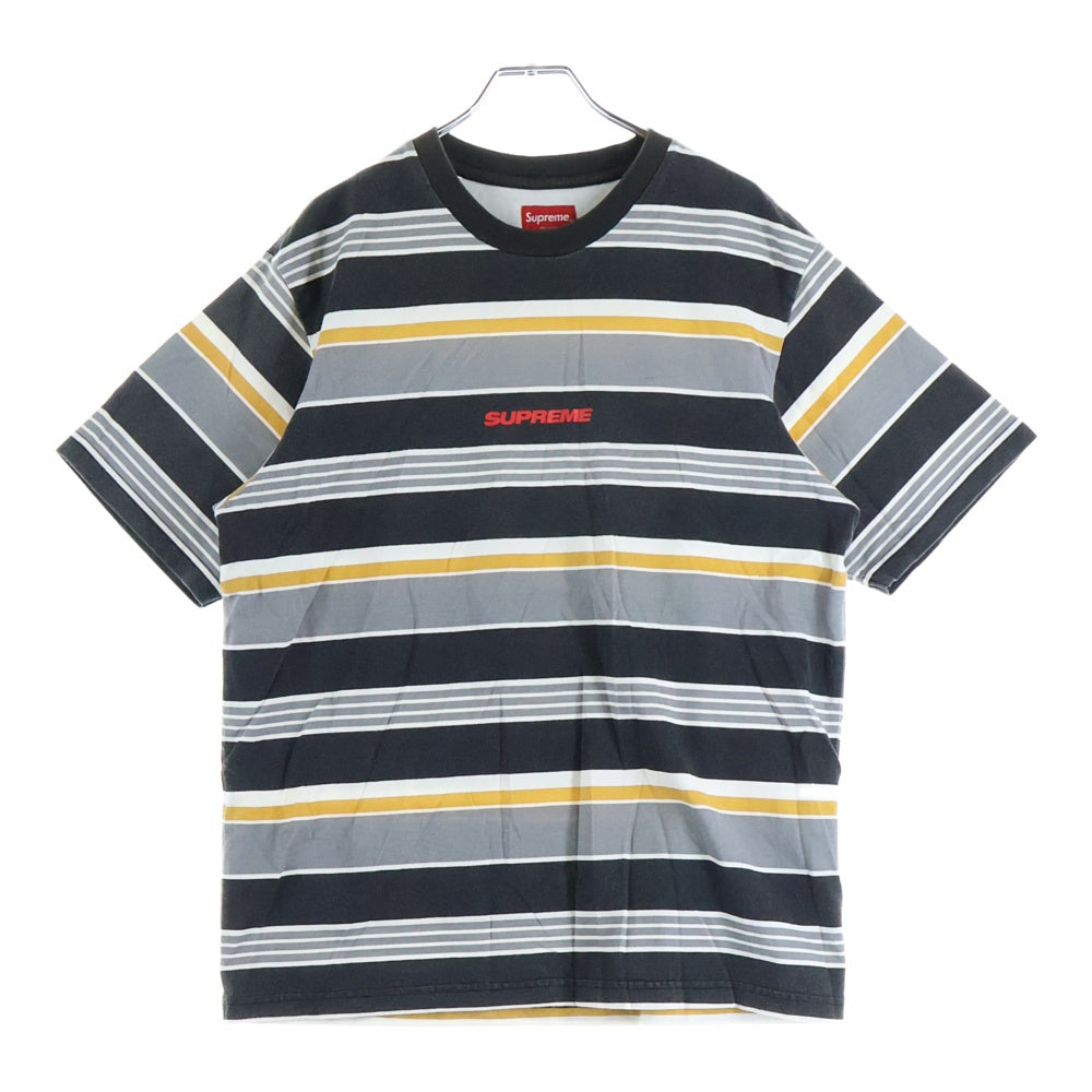 SUPREME(シュプリーム) 19AW Stripe S/S Top ストライプ ショートスリーブトップ クルーネック 半袖Tシャツ カットソー マルチ
