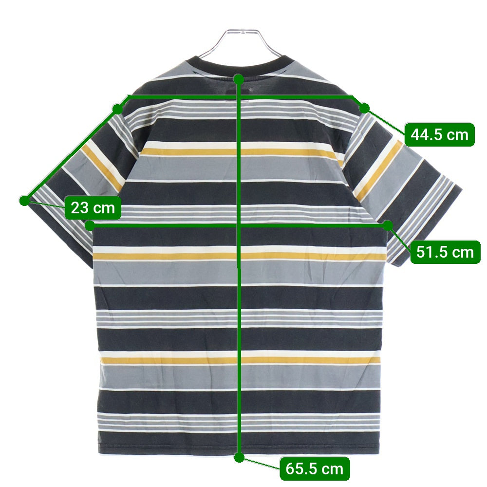 SUPREME(シュプリーム) 19AW Stripe S/S Top ストライプ ショートスリーブトップ クルーネック 半袖Tシャツ カットソー マルチ