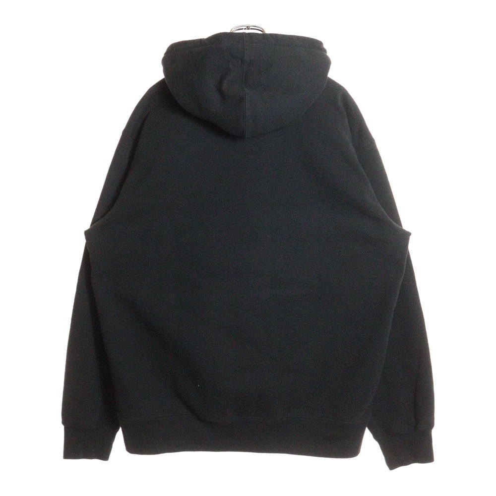 SUPREME(シュプリーム) 22SS × Burberry Box Logo Hooded Sweatshirt バーバリー ボックスロゴ プルオーバースウェットパーカー フーディ ブラック