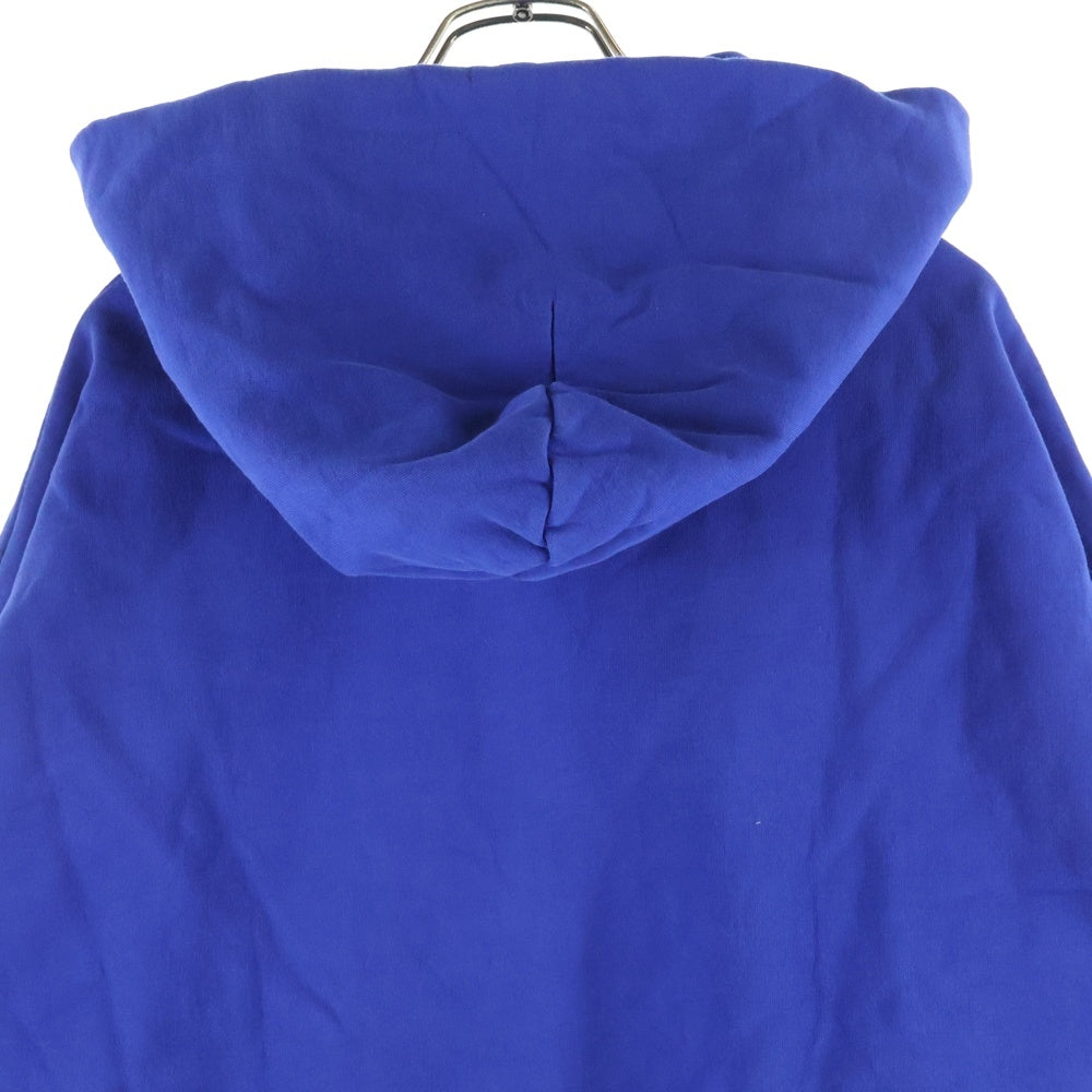 drew house(ドリューハウス) ロゴプリント プルオーバーパーカー ブルー