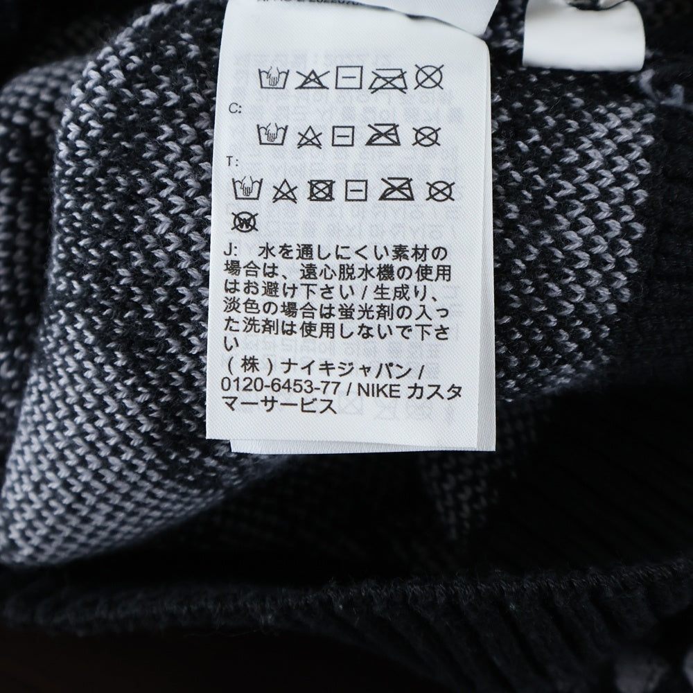 JORDAN BRAND(ジョーダンブランド) 23SS AS M J FLT HRTG CARDIGAN ヘリテージニットカーディガン グレー/ブラック DV7574-010