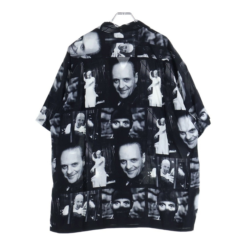 WACKO MARIA(ワコマリア) 21SS THE SILENCE OF THE LAMBS S/S HAWAIIAN SHIRT 羊たちの沈黙 オープンカラー ハワイアン 半袖シャツ ブラック