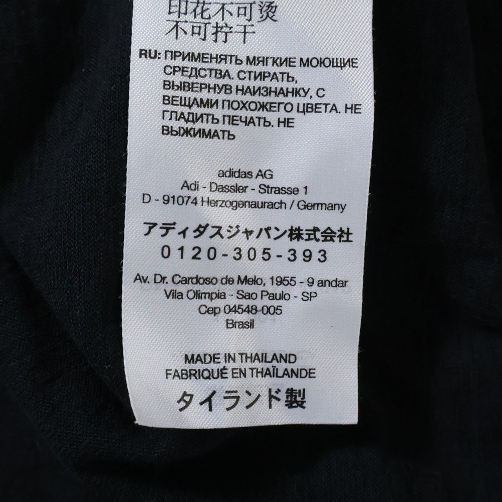 Y-3(ワイスリー) 20th Anniversary Center Logo S/S Tee 20周年 センターロゴ クルーネック 半袖カットソー Tシャツ ブラック HG6091