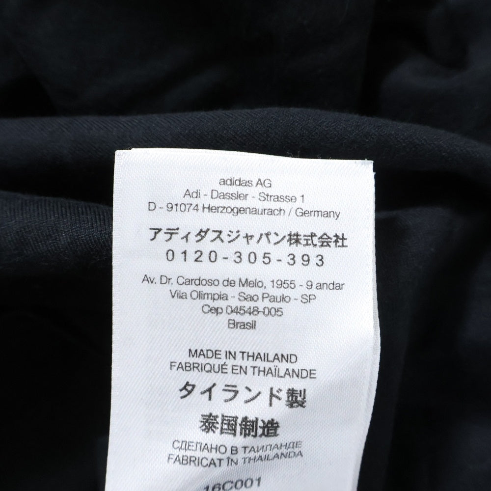 Y-3(ワイスリー) M3 STP S/S Tee バック 3ストライプ ラバーロゴ クルーネック 半袖Tシャツ カットソー ブラック H16334