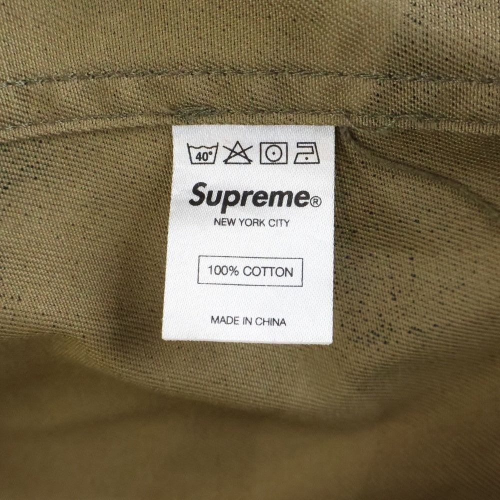 SUPREME(シュプリーム) 13SS Cadet Varsity Camo Letterman Jacket ロゴワッペン カモ柄 バーシティ ジップアップジャケット カーキ