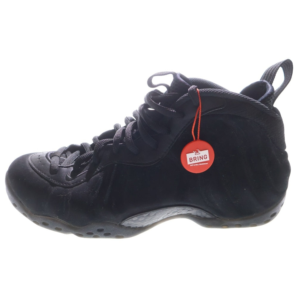 NIKE(ナイキ) Air Foamposite One Black Suede エアフォーム ワン ブラックスウェード ローカットスニーカー ブラック US8/26cm 575420-006