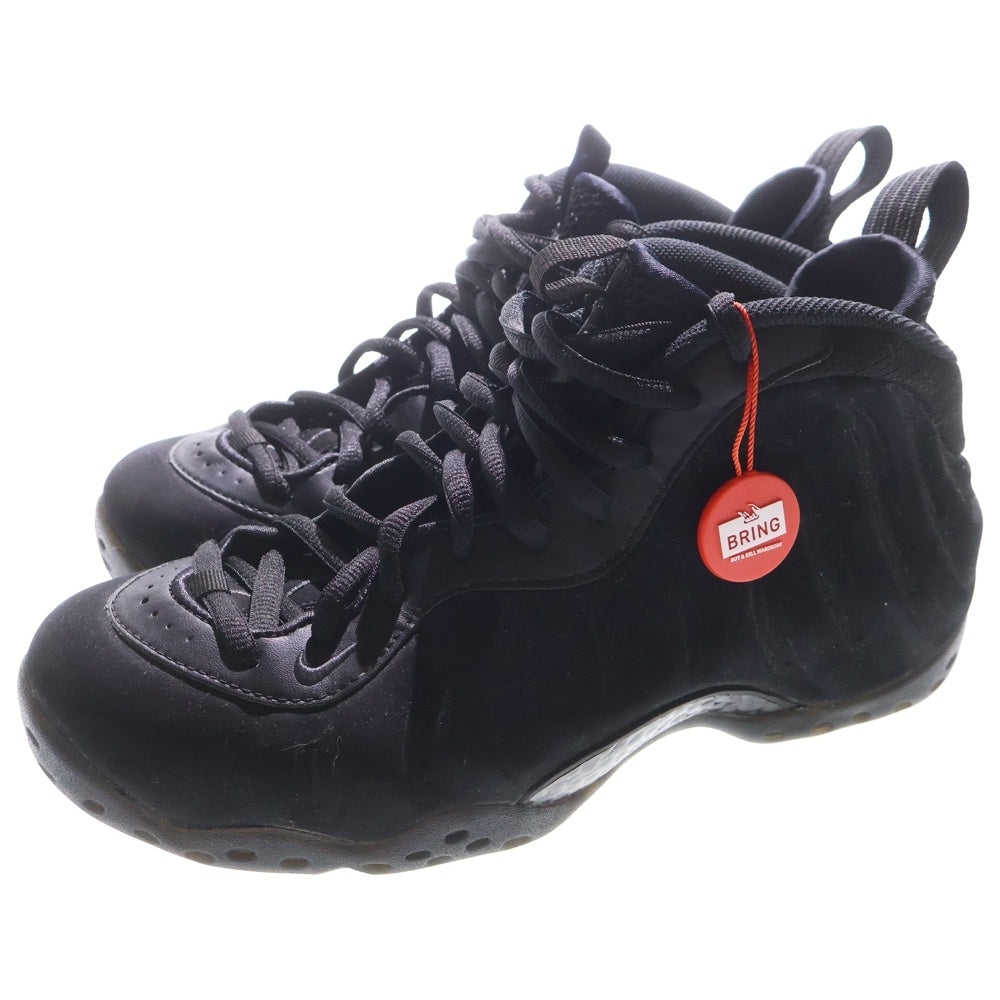 NIKE(ナイキ) Air Foamposite One Black Suede エアフォーム ワン ブラックスウェード ローカットスニーカー ブラック US8/26cm 575420-006