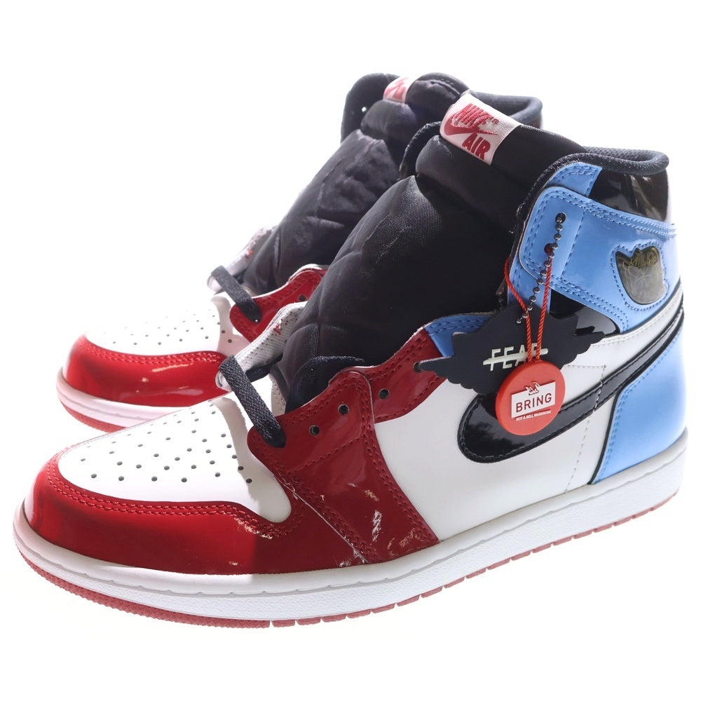NIKE(ナイキ) AIR JORDAN1 HIGH OG FEARLESS エアジョーダン1 ハイ フィアレス ハイカットスニーカー レッド/ブルー US10/28cm CK5666-100