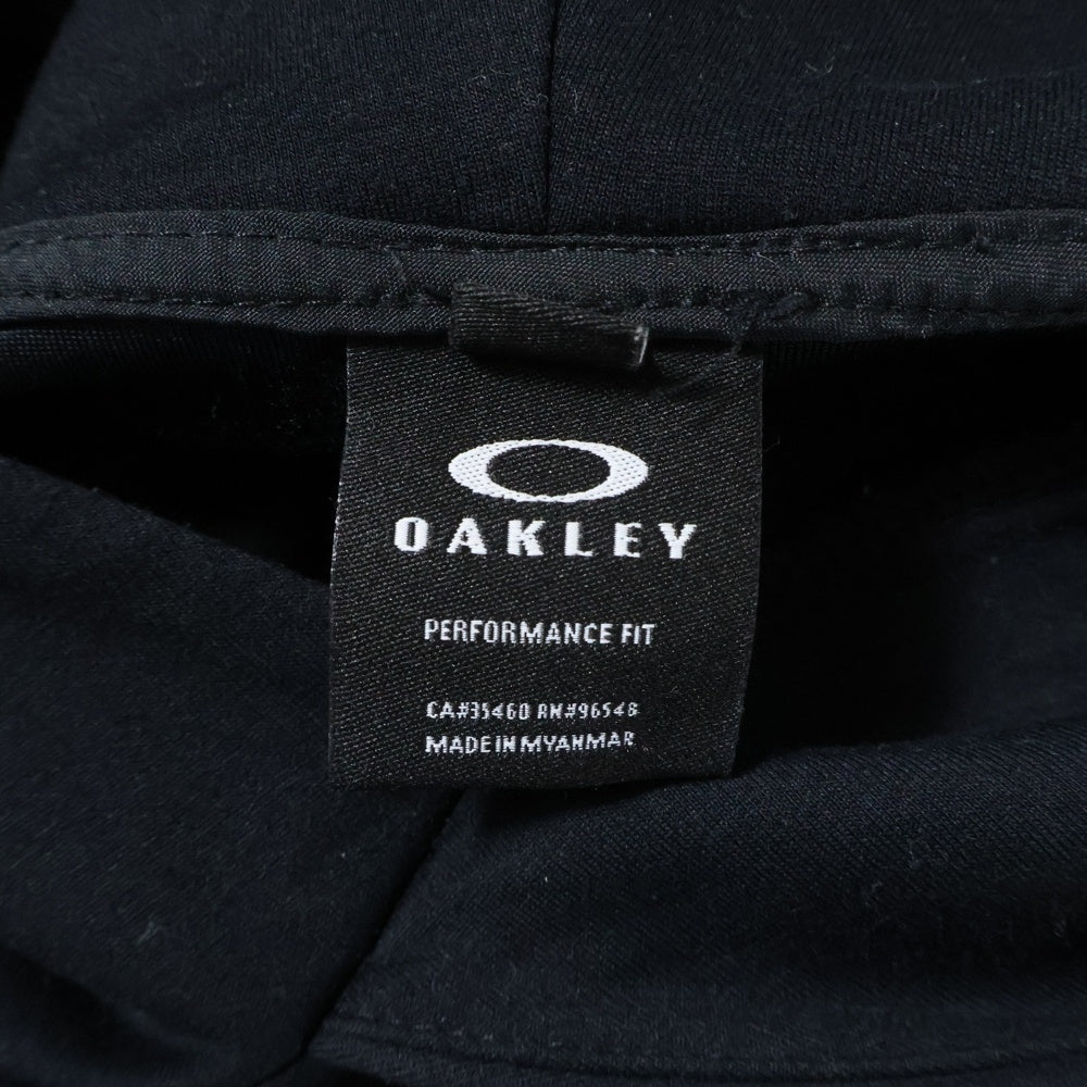 OAKLEY(オークリー) Enhance Qd Fleece Hoodie フロントロゴ プルオーバースウェットパーカー ブラック FOA405141