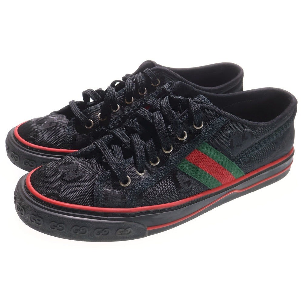 GUCCI(グッチ) OFF THE GRID TENNIS 1977 GGスプリーム ローカットスニーカー ブラック 629242