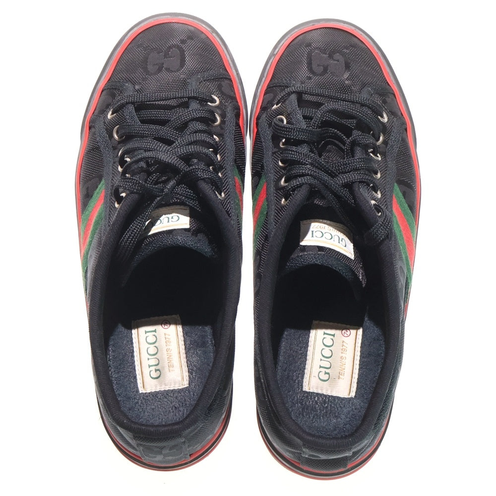 GUCCI(グッチ) OFF THE GRID TENNIS 1977 GGスプリーム ローカットスニーカー ブラック 629242